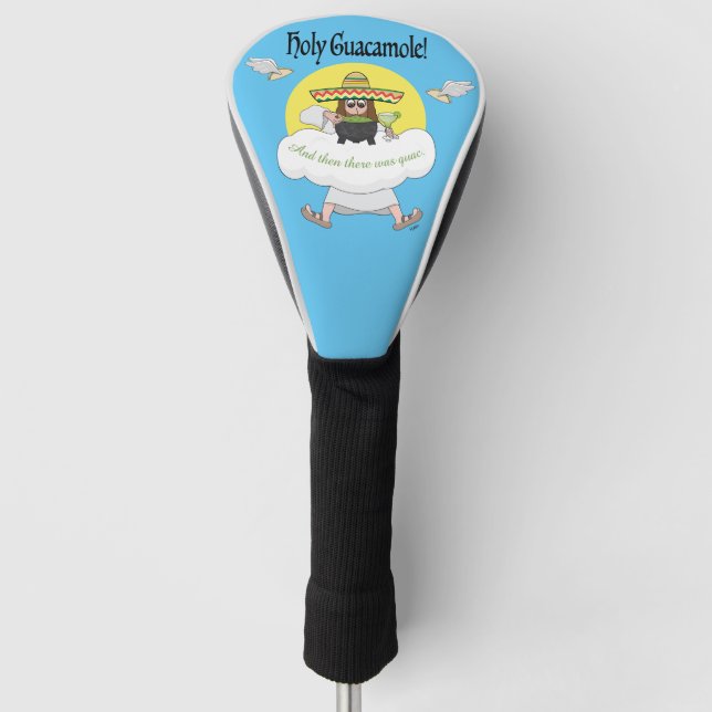 Holy Guacamole Golf Head Cover Headcover (Vorderseite)