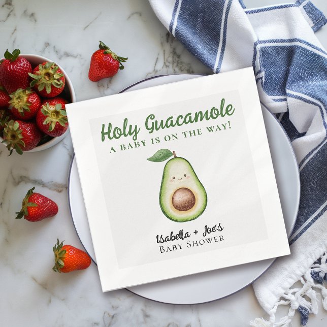 Holy Guacamole Niedlich Funny Baby Dusche Serviette (Von Creator hochgeladen)