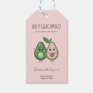 Holy Guacamole Pink Avocado Baby Dusche Geschenkanhänger