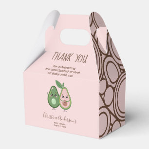 Holy Guacamole Pink Avocado Baby Dusche Geschenkschachtel