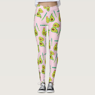 Holy Guacamole: Whimsical Avocado Lover Leggings