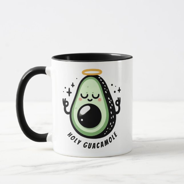  Holy Guacamole Zen Avocado – Mindful Morning  Tasse (Links)