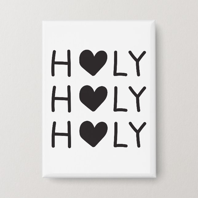 holy holy holy  button (Vorderseite)