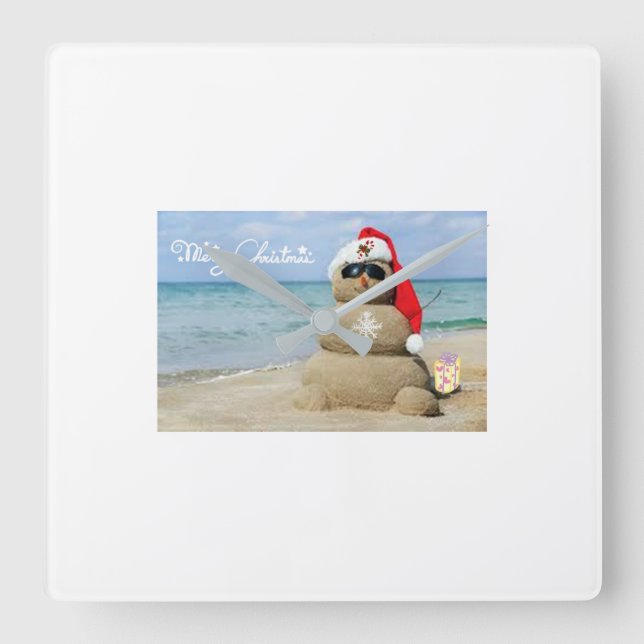 HOLY JOLLY QUADRATISCHE WANDUHR (Vorderseite)