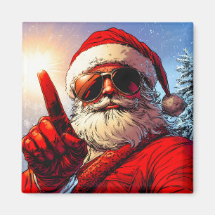Holy Jolly Santa Divine Glow Magnet