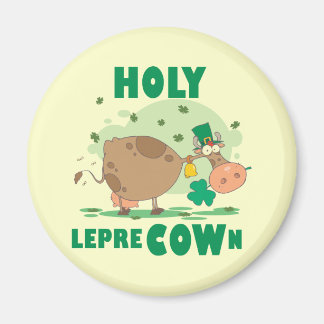 HOLY LepreCOWn T - Shirt und Geschenke Magnet