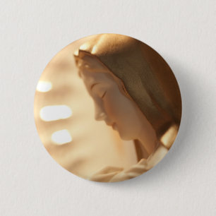 Holy Mary Pin Button