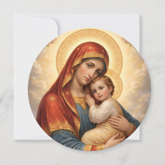 Holy Mother of God – Divine Love & Protection´11 Feiertagskarte