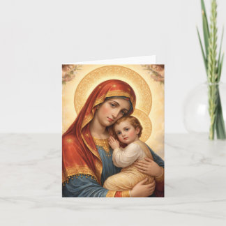 Holy Mother of God – Divine Love & Protection´11 Feiertagskarte