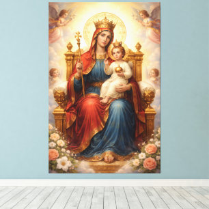 Holy Mother of God – Divine Love & Protection´12 Leinwanddruck