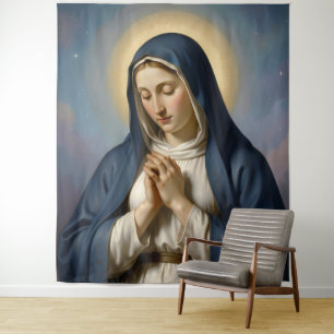 Holy Mother of God – Divine Love & Protection´3 Wandteppich