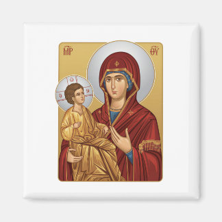 Holy Mother Of God East Europian Church Orthodox  Magnet