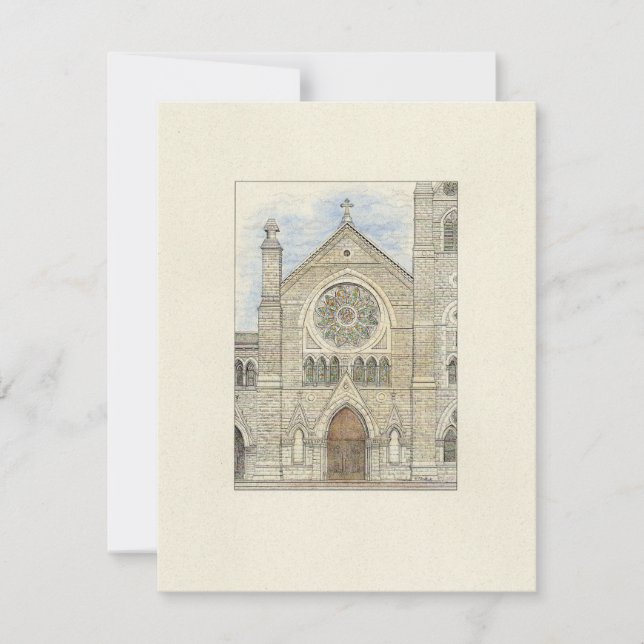 Holy Name Kathedrale Karte (Vorderseite)