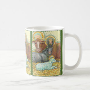 HOLY NIGHT Nativtiere in stabiler TASSE