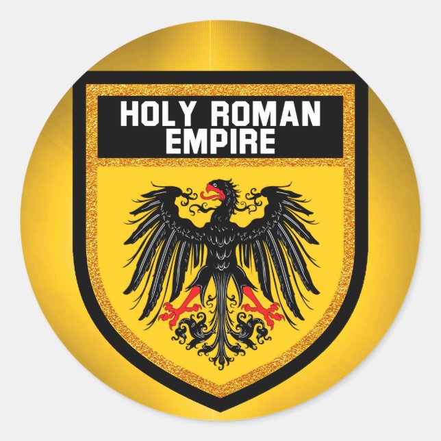 Holy Roman Empire Flag Runder Aufkleber (Vorderseite)