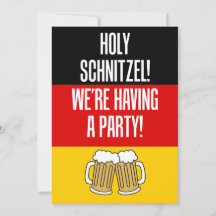 Holy Schnitzel Wir haben ein Party einladen