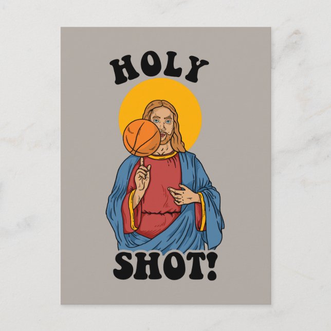 Holy Shot Postkarte (Vorderseite)