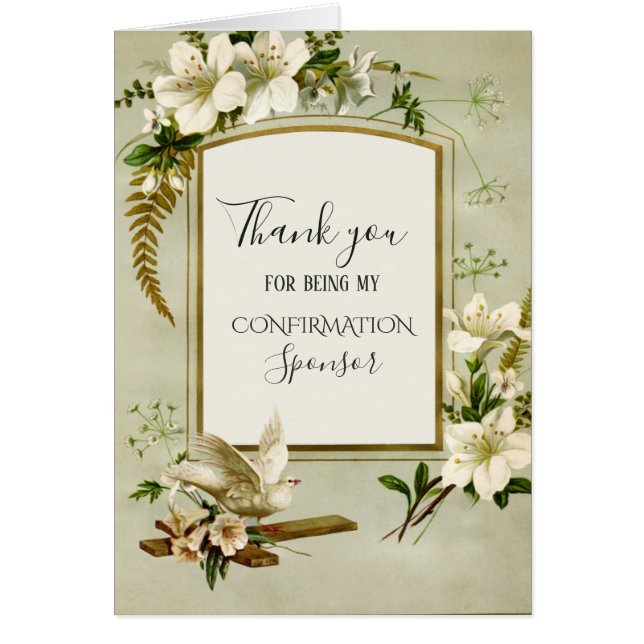 Holy Spirit Dove Religious Cross (Vorne)