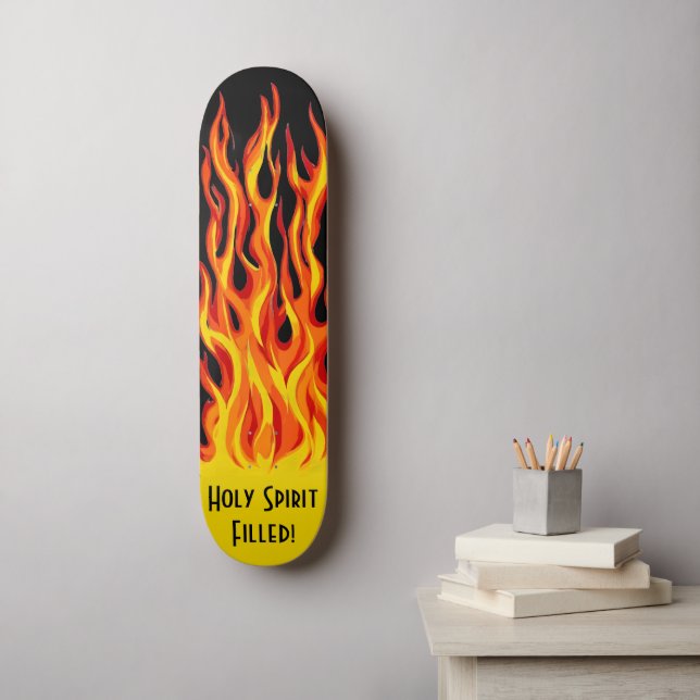 Holy Spirit Filled! Skateboard (Wandkunst)