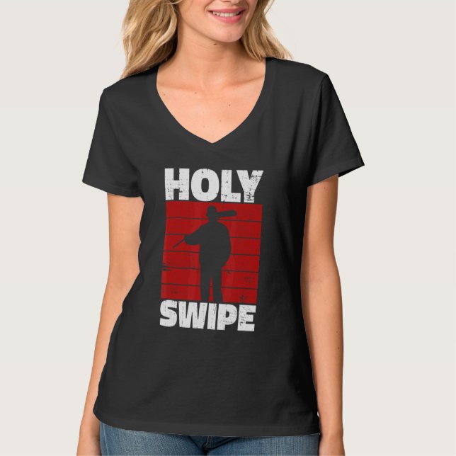 Holy Swipe Quote for a Janitor T-Shirt (Vorderseite)
