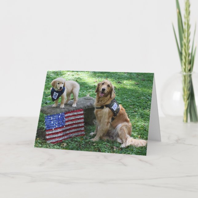 Holy- und Welpenkarte Karte (Vorderseite)