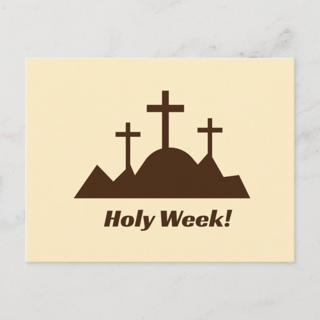 Holy Week - Easter Feiertagspostkarte (Vorderseite)