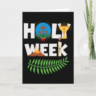 Holy Week Palm Sunday Maundy Thursday Good Friday  Karte