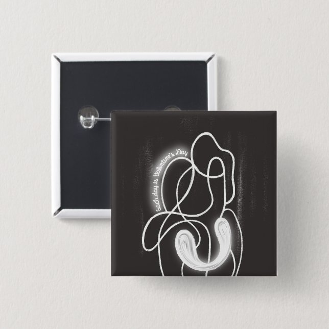 Holydays_4_sweet valentine button (Vorne & Hinten)