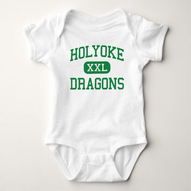 Holyoke - Drachen - Highschool - Holyoke Colorado Baby Strampler (Vorderseite)
