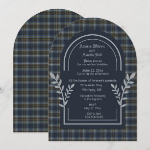 Holyrood Original Tartan Wedding Einladung