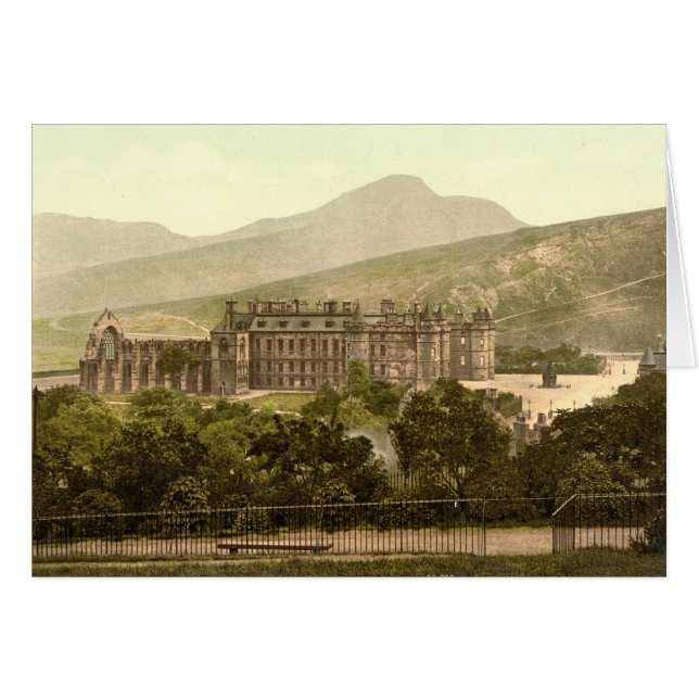 Holyrood Palast, Edinburgh, Schottland (Vorderseite (Horizontal))