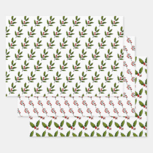 Holys Berries Design Wrapping Paper-Sets Geschenkpapier Set