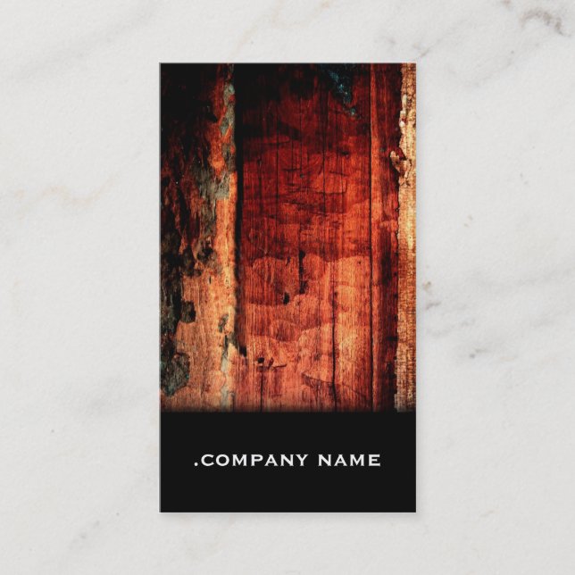 Holz 11 • Elegante Visitenkarte (Vorderseite)