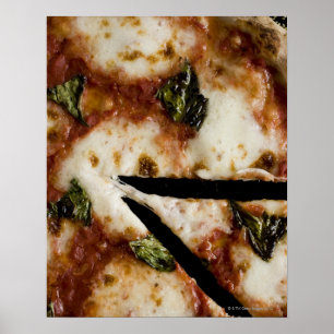 Holz-abgefeuerte Käsepizza Poster