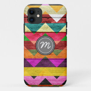 Holz Azteken Chevron Zick-Zack-Muster #3 Case-Mate iPhone Hülle