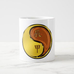 Holz-Drache Jumbo-Tasse