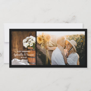 Holz Eimer und Milchland nur verheiratet Ankündigung