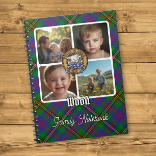 Holz-Familien-Fotocollage Notizblock