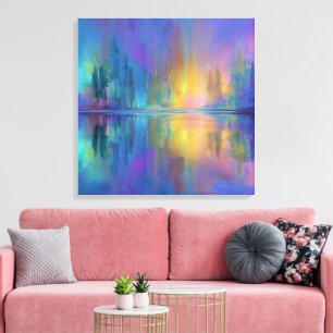 Holz flüstern, mystisch und beruhigend, leinwanddruck