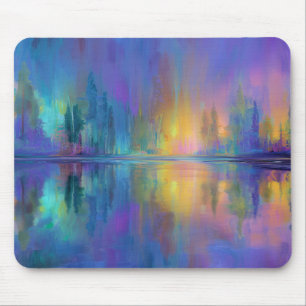 Holz flüstern, Pastellfarben, Mousepad