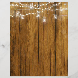 Holz Grain Bokeh & Lights Scrapbook Paper