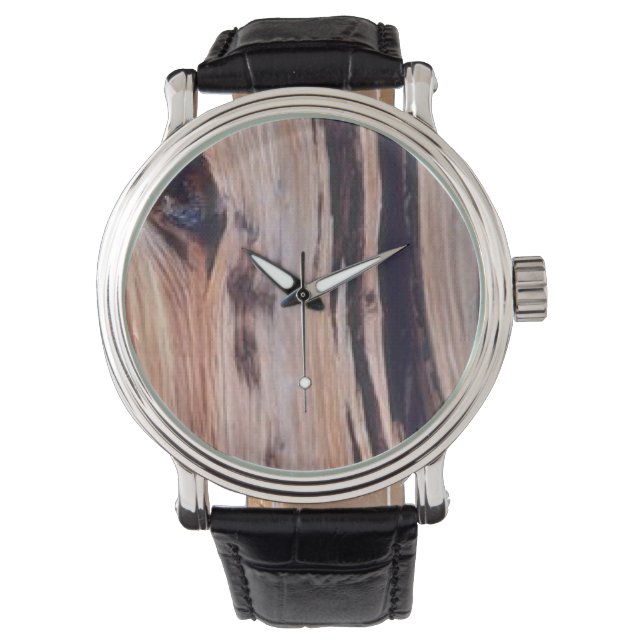 Holz Grain Watch Armbanduhr (Vorderseite)