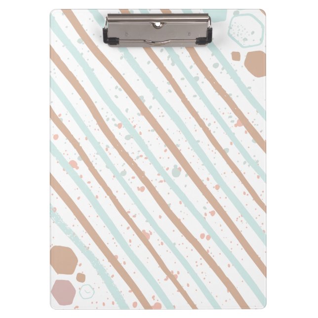 Holz Hintergrund Moderne elegante Zwischenablage Klemmbrett (Vorderseite)