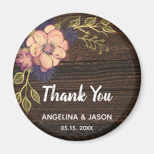 Holz-Hochzeit-Dankeschön-Geschenk Magnet