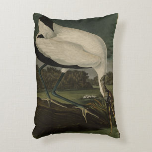 Holz Ibiss (Ibis, Stork): Audubon Birds of America Dekokissen