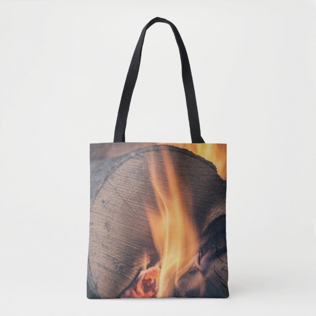 Holz in Flammen (Vorderseite)
