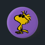 Holz in Sonnenbrille Button<br><div class="desc">Werfen Sie einen Blick auf dieses super niedliche Design mit Woodstock coole Sonnenbrille.</div>