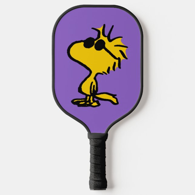 Holz in Sonnenbrille Pickleball Schläger (Vorderseite)