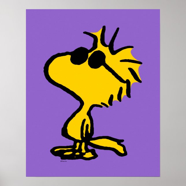 Holz in Sonnenbrille Poster (Vorne)