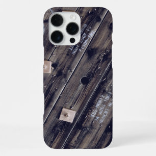Holz Industriekabeltrommel iPhone 16 Pro Max Hülle